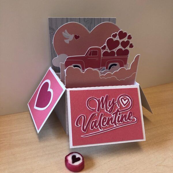 3D valentijnskaart - auto