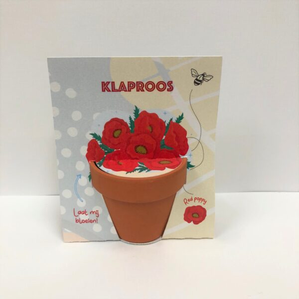 Klaproos - laat mij bloeien