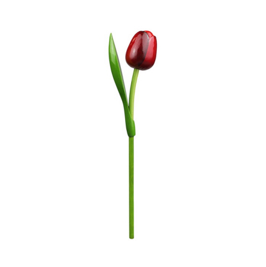 Houten tulp - Rood