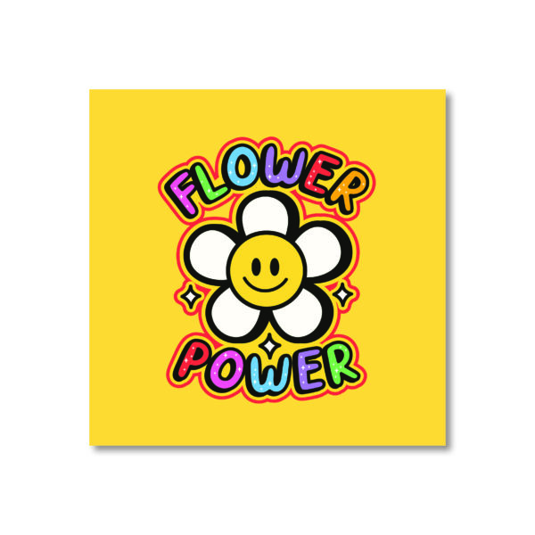 Ansichtkaart - Flower power 2