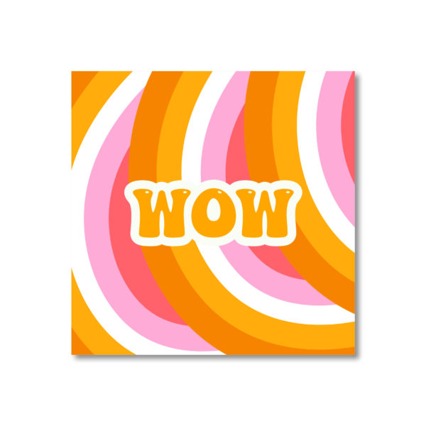 Ansichtkaart - Wow