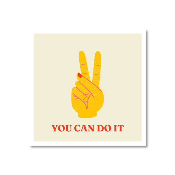 Ansichtkaart - You can do it