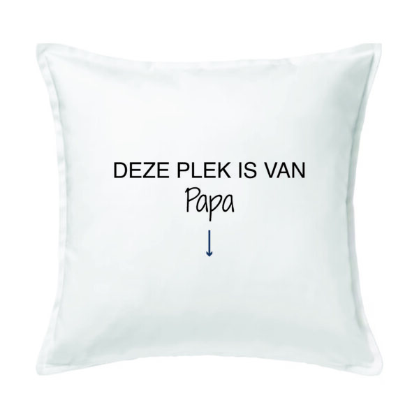 Kussen - Deze plek is van...