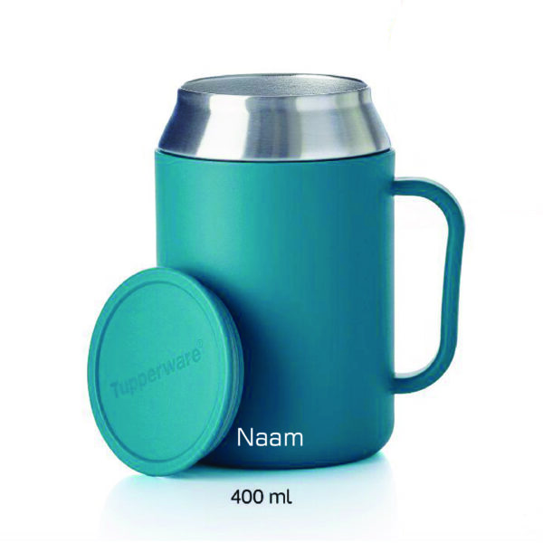 Tupperware - iso coffee mug, met eigen naam