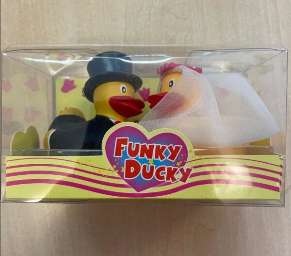 Funky ducky  - bruidspaar in doosje